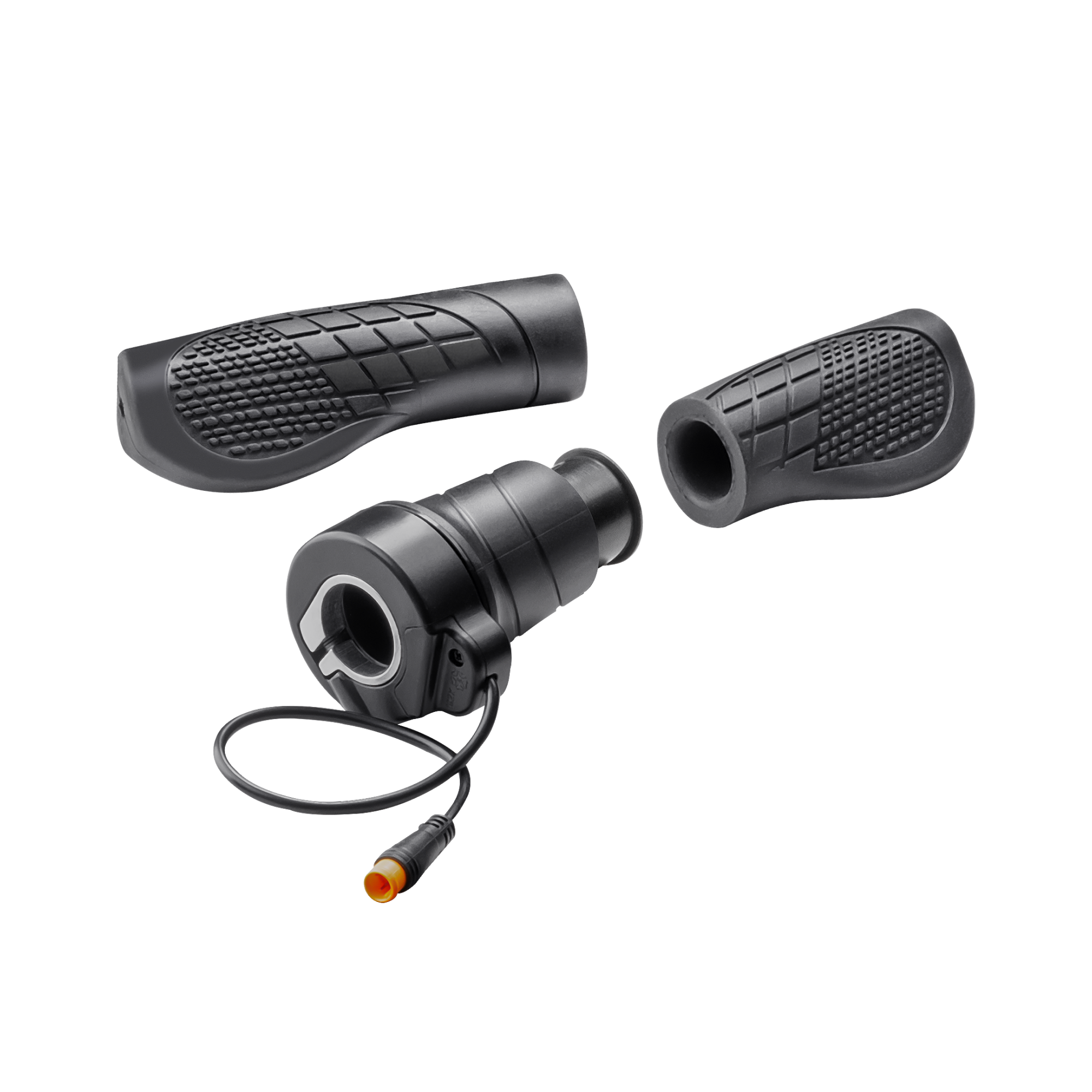 Velotric Half Twist Throttle Set for bikes with ergonomic grips and connectors
