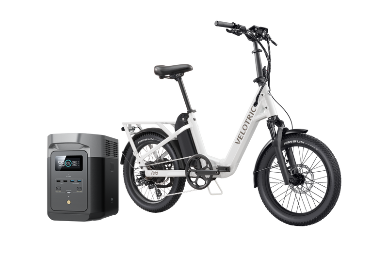 Velotric Fold 1 Plus Ebike + EcoFlow DELTA 2 Portable Power Station