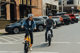 Riding the Fold 1 Plus delivers an exceptionally comfortable, ergonomic riding posture
