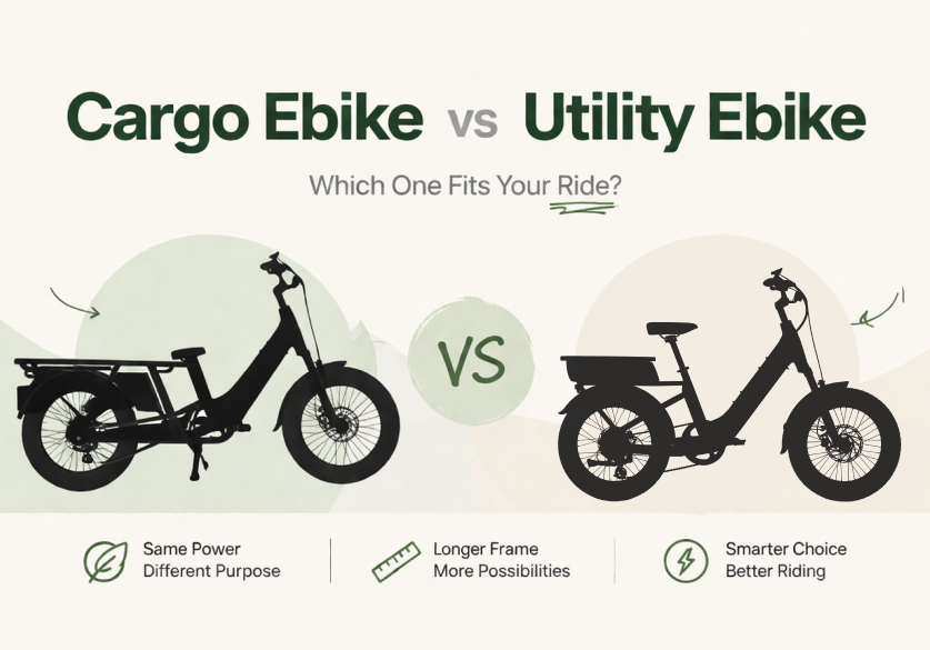 Cargo Ebike vs Utility Ebike: Which Ebike Do You Actually Need?