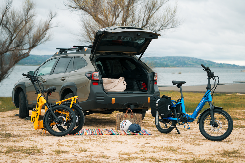 Fold 1 Plus step-through frame with fenders and lights