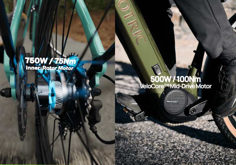 Mid-Drive Ebike vs. Hub Motor Ebike: Which Powerhouse is Right for You?