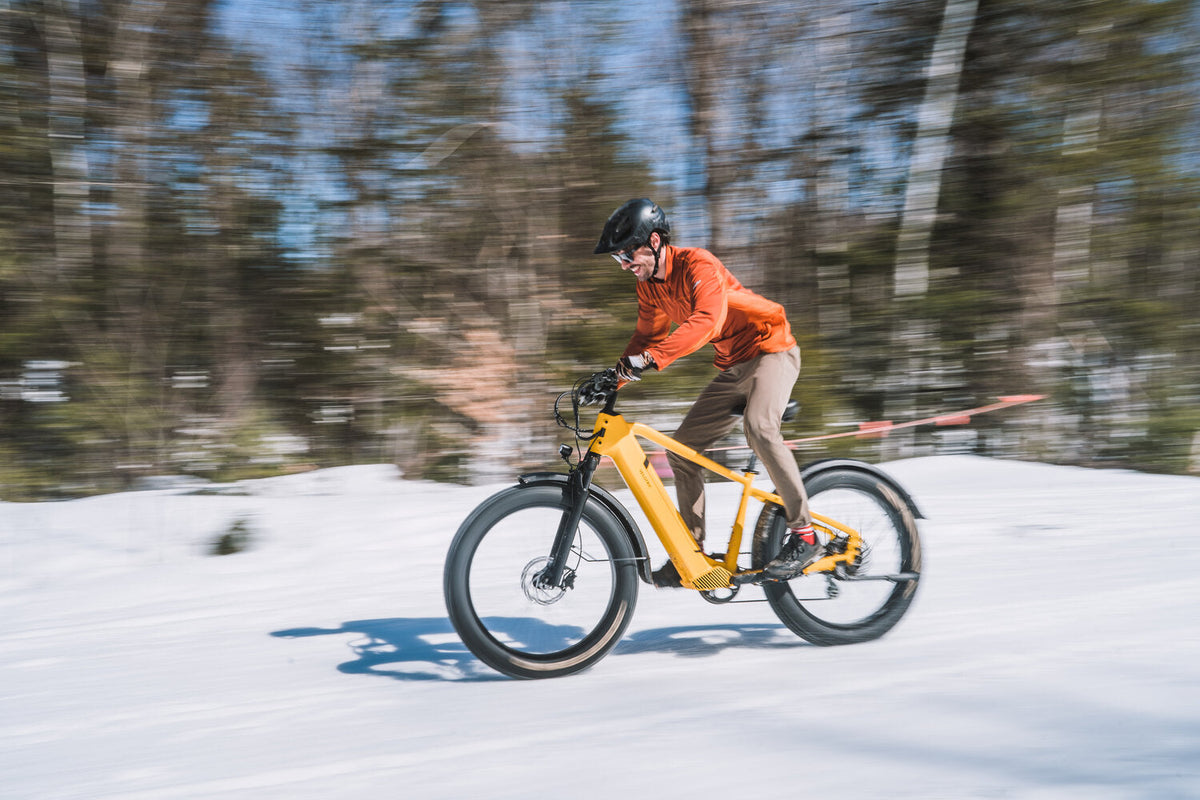 tips to ride ebike in snow