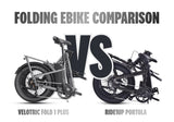 Velotric Fold 1 Plus vs Ride1Up Portola: Key Differences Compared