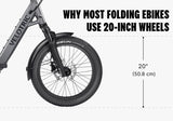 Why Most Folding Ebikes Use 20-Inch Wheels