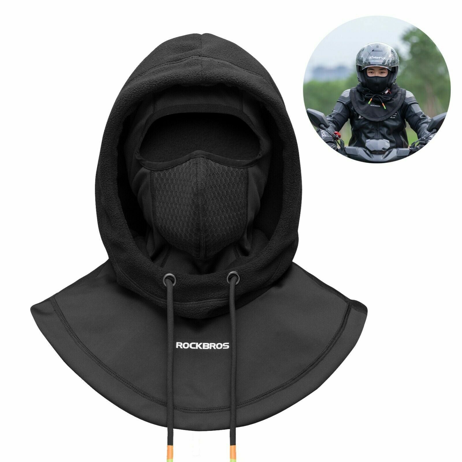 balaclava bike helmet ROCKBROS Men' Winter Mask Thermal Fleece Cycling Ski Full Face Mask 36V 10.5AH Dryarn major characteristics are Bike Service & Repair Visor Color:Dark Tint + Pink DSAF