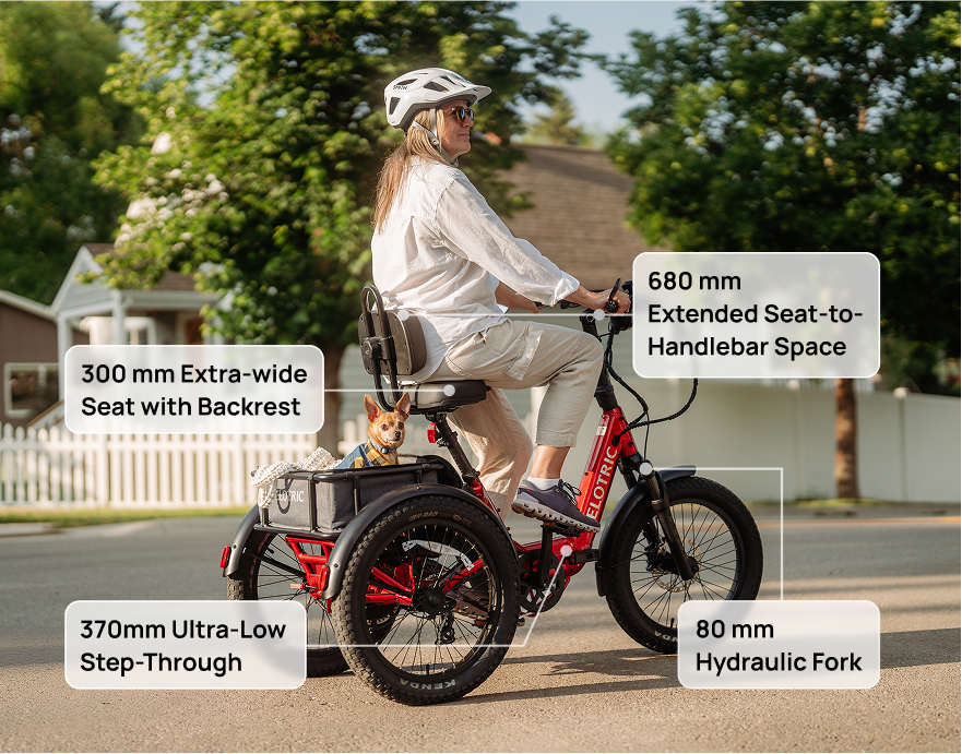 Velotric Triker electric tricycle for adults - ComfortMax for Seniors