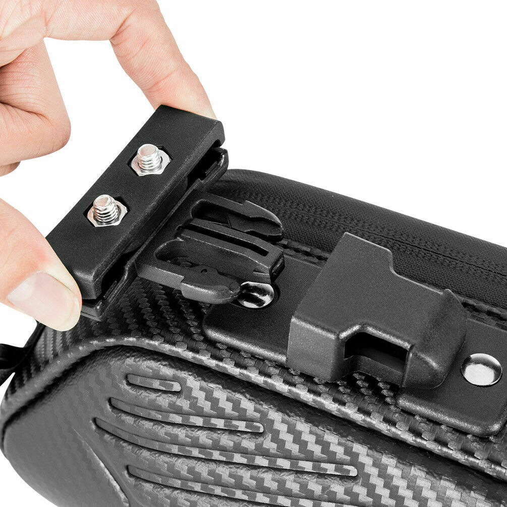ROCKBROS Reflective Bike Saddle Bag – Small Rear Seat Pouch With 1L Capacity, Black 12 thumbnail image
