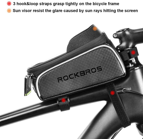 ROCKBROS Top Tube Bike Bag - Electric Bike Accessories – Velotric