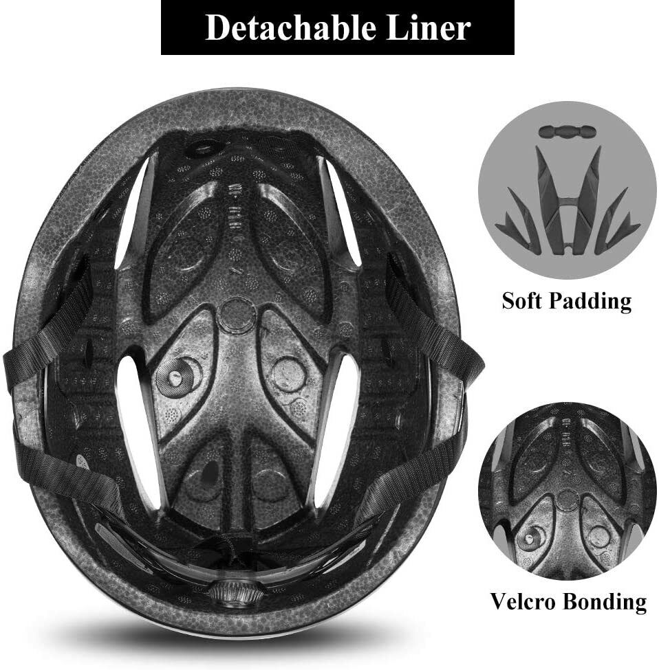 ROCKBROS Cycling Helmet With Goggles LED Light