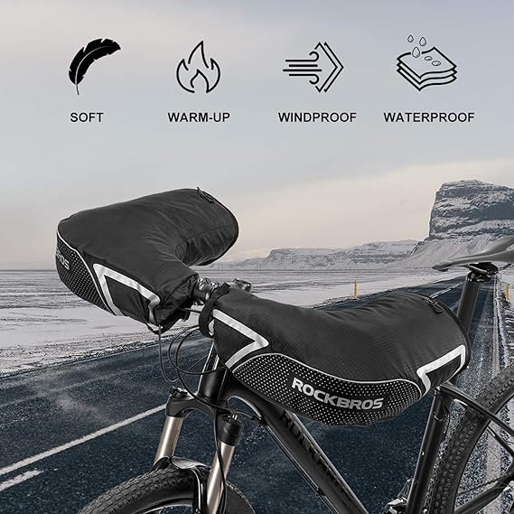 thumbnail image 2 of ROCKBROS Winter Cycling Gloves – Windproof & Warm For Cold Weather Rides 2 of 4