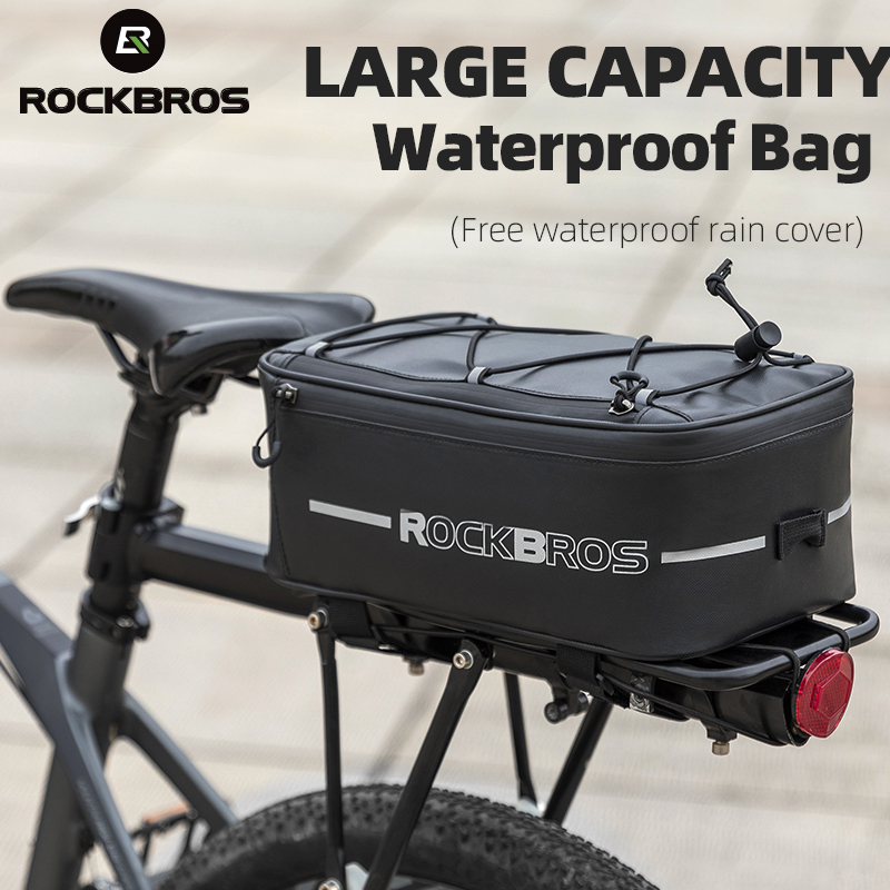 Upgrade Your Ride with ROCKBROS Rear Rack Bag – Velotric