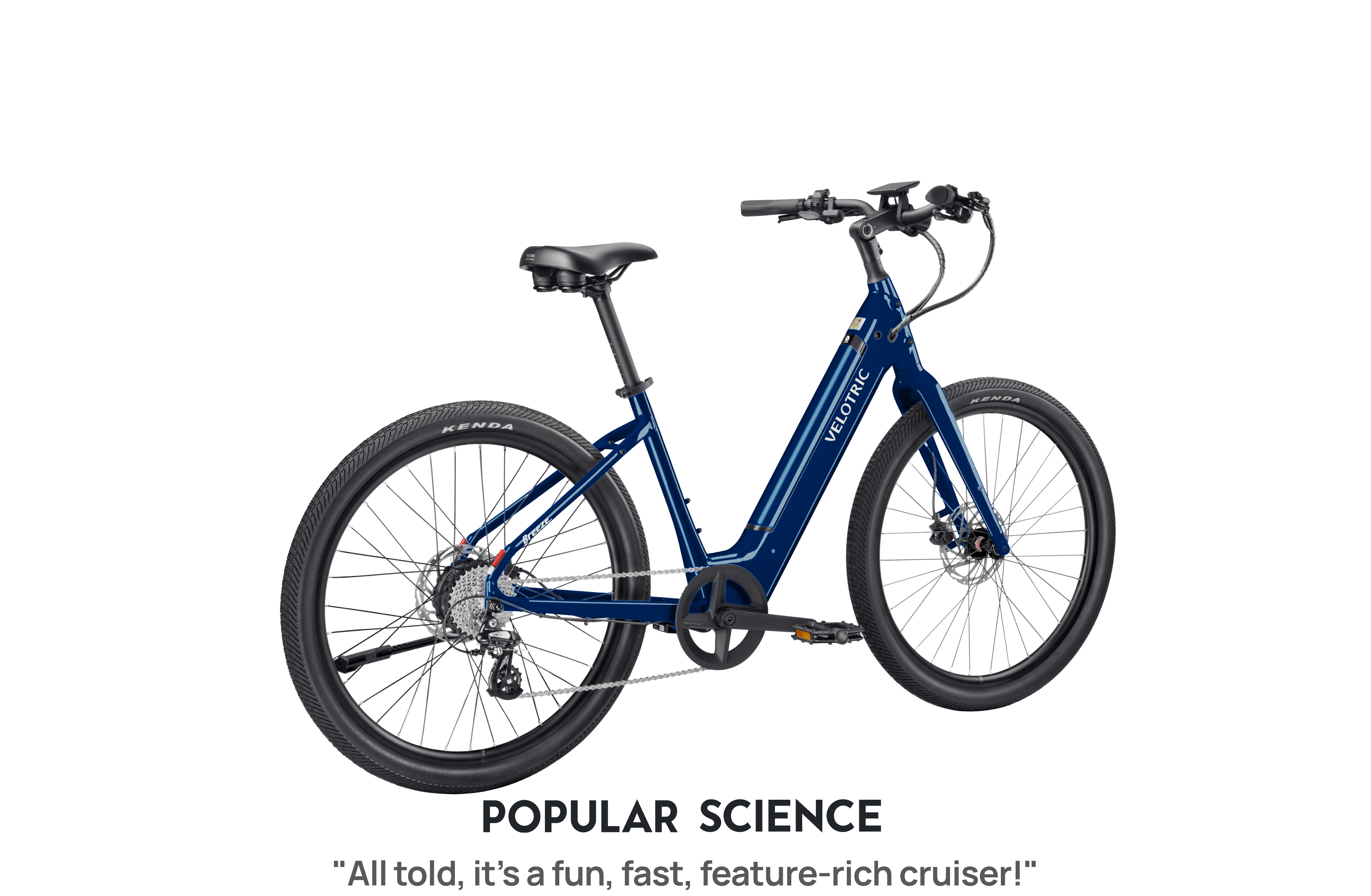 low speed electric bicycle Tracer Omega Step Beach Cruiser Bike Matte Black downhills and uneven roads E-Bikes/Low Speed Gas Bikes and