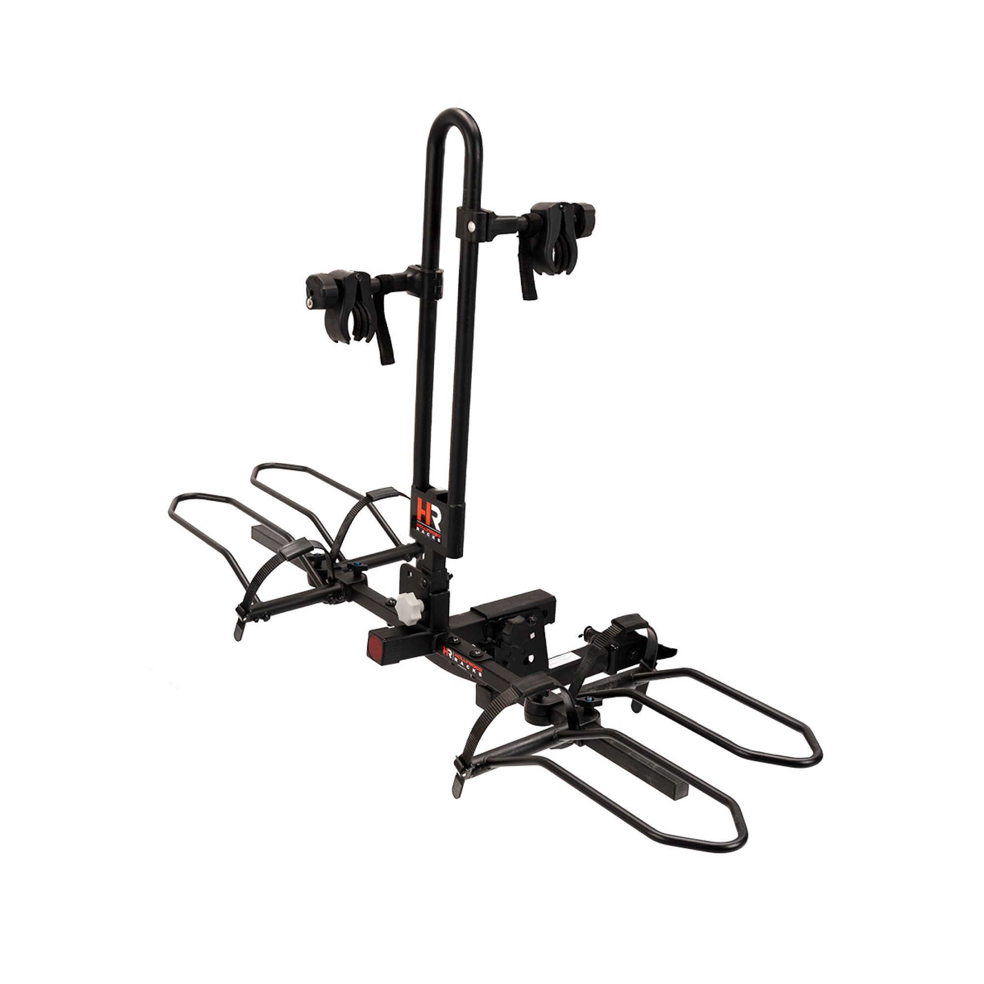 RV Rider E-Bike Rack for two electric bikes with heavy-duty wheel holders