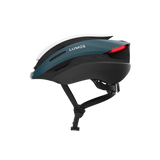 Sleek black and teal Lumos Ultra Standard Helmet with rear safety light