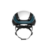 Lumos Ultra Standard Helmet in teal and white with adjustable straps.