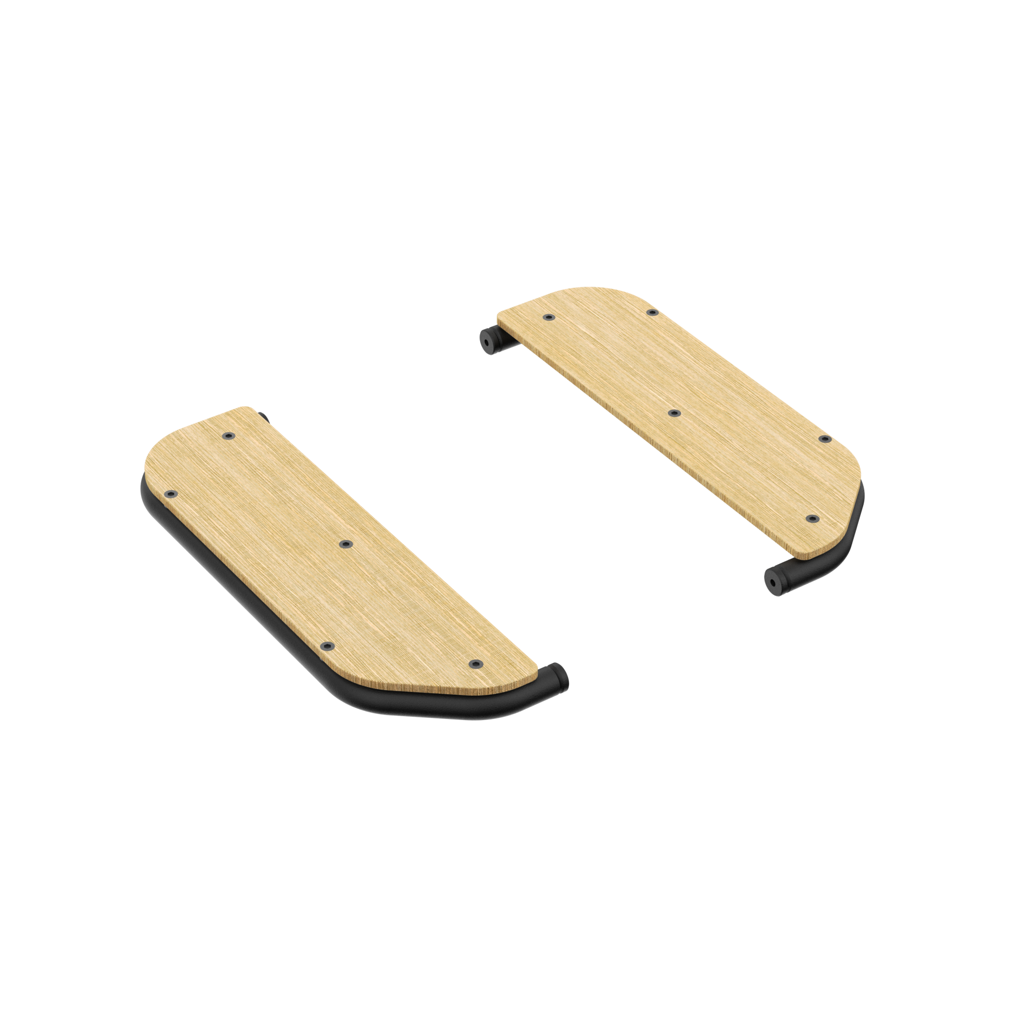 Velotric Packer 1 wooden foot rests for added comfort while riding