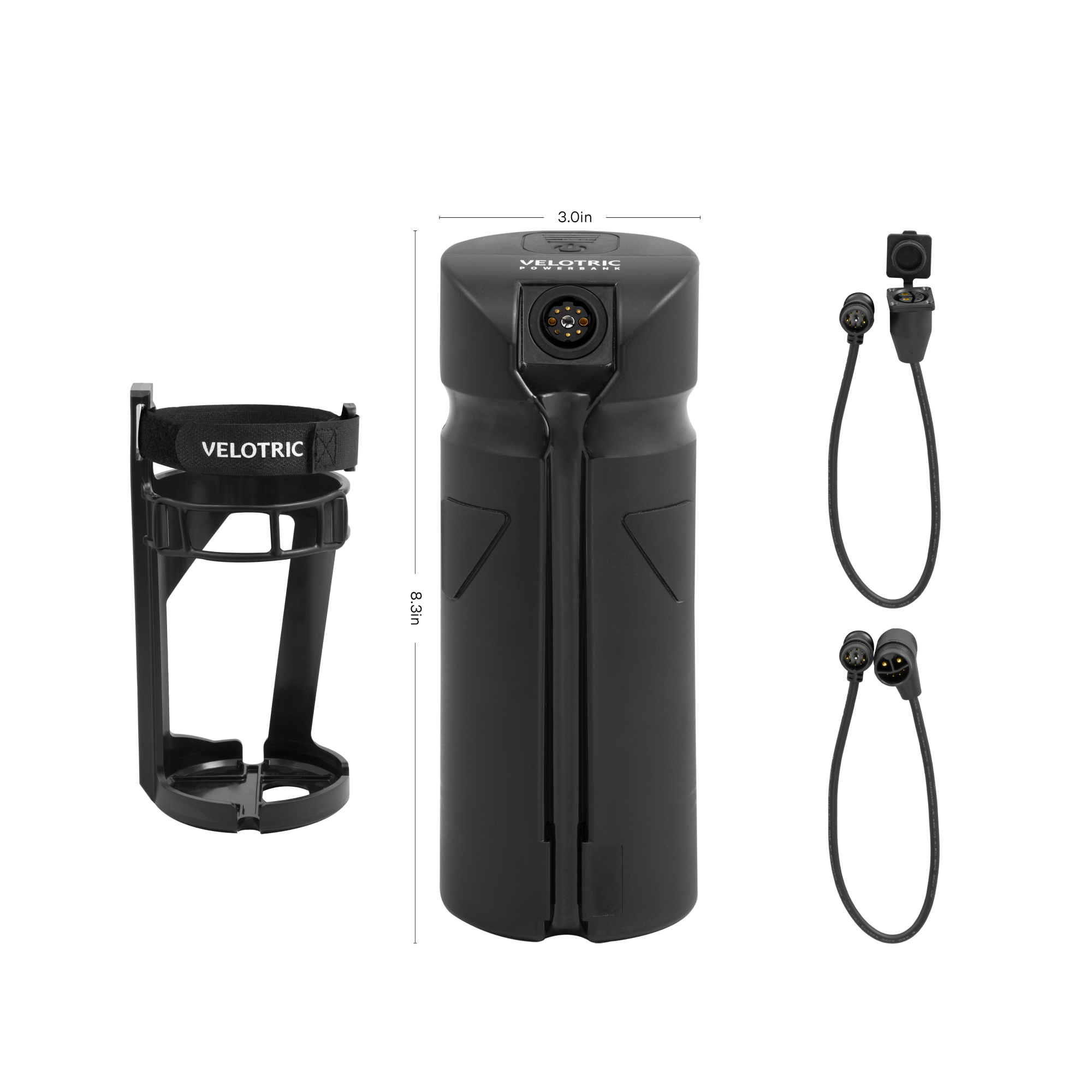 Velotric Range Extender battery with bracket for T1 models, adds 30 miles of range