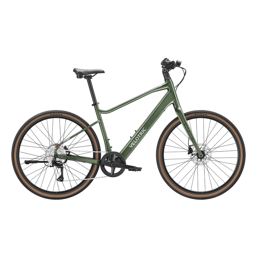 Velotric Tempo city ebike in forest evergreen