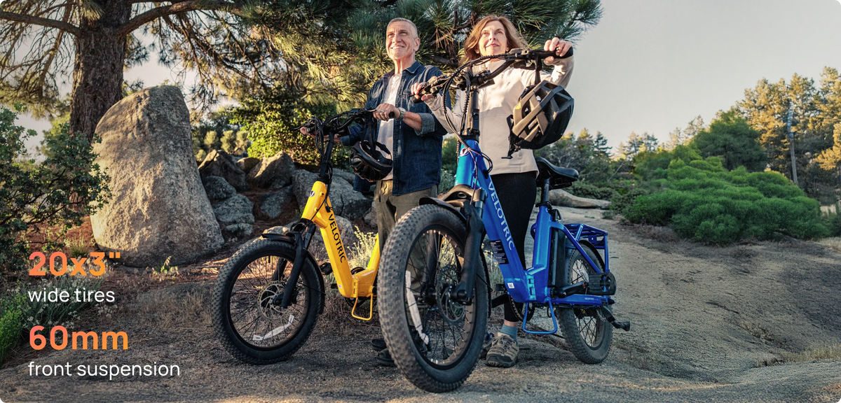 Velotric Fold 1 Plus Folding Ebike - Built for bumps