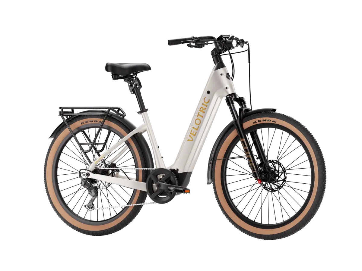 Velotric Discover M Mid-Drive Commuter Ebike - Platinum Silver