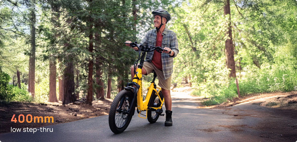 Velotric Fold 1 Plus Folding Ebike - Easy to hop on off