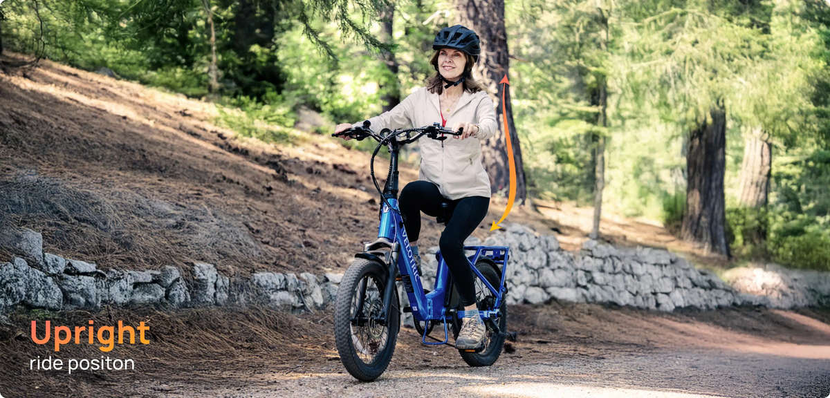 Velotric Fold 1 Plus Folding Ebike - Ergonomic Design