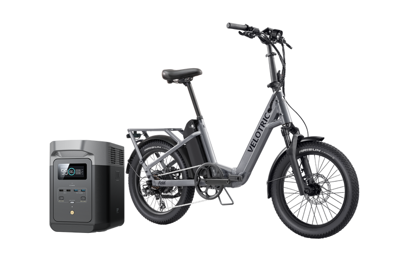 Velotric Fold 1 Plus Ebike + EcoFlow DELTA 2 Portable Power Station