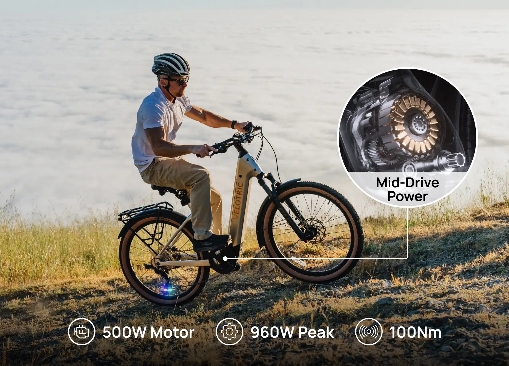 electric bicycle mid motor Himiway D5 Pro ST bike offers a 7 Velotric Discover M | VeloCore